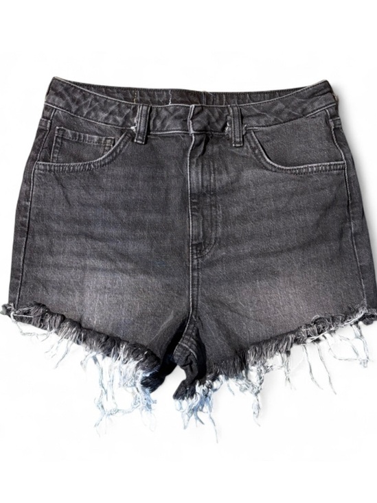 Pants - Boutique Black Distressed Denim Shorts Raw Hem Festival Boho NWOT